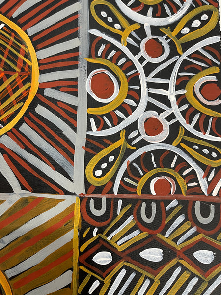 #20 Ceremony - MAREE GOREY: Aboriginal Art: 70x97cm