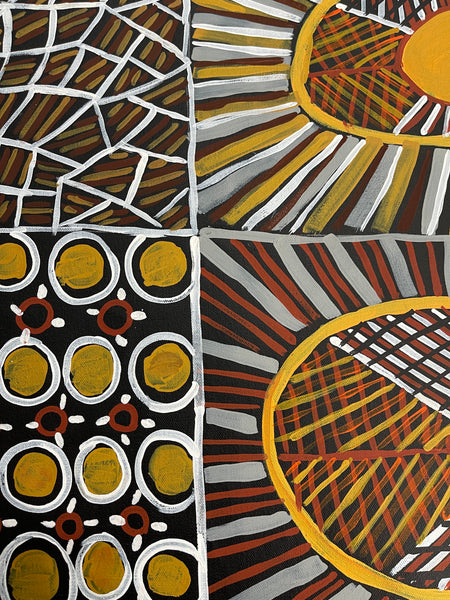 #20 Ceremony - MAREE GOREY: Aboriginal Art: 70x97cm