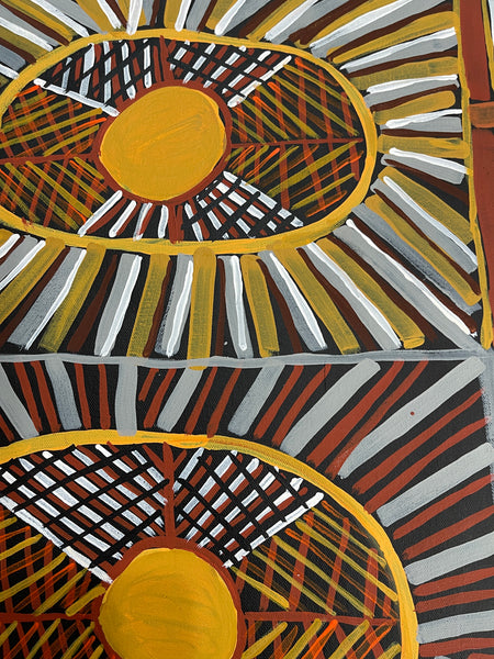 #20 Ceremony - MAREE GOREY: Aboriginal Art: 70x97cm