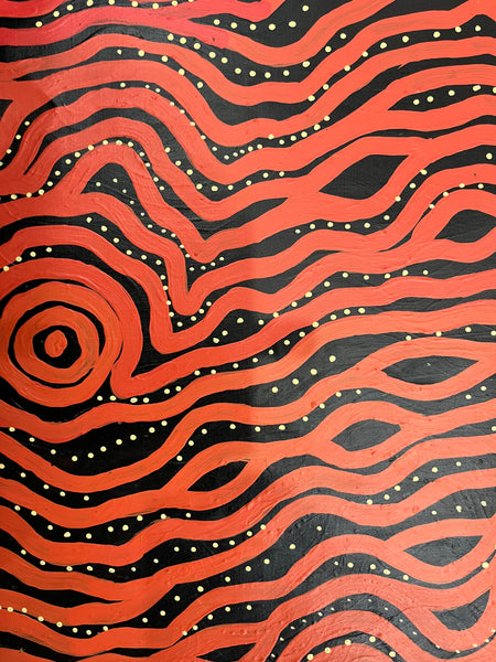 #311 Sand Hills in the Desert - SYLVANNA MARKS Aboriginal Art: 94cm x 150cm