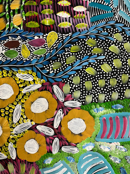 #215 - Women's Ceremony (Multi) - Karen Bird Ngale - 54cm x 200cm