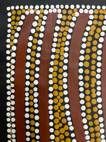 #326 My Country - Katrina Napaljarri Spencer: ABORIGINAL ART: 31x42cm