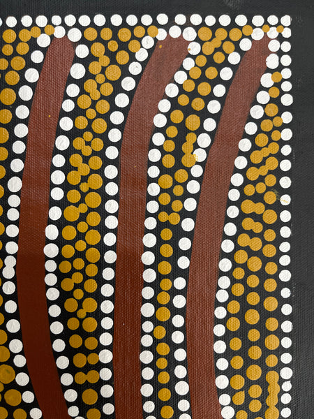 #326 My Country - Katrina Napaljarri Spencer: ABORIGINAL ART: 31x42cm