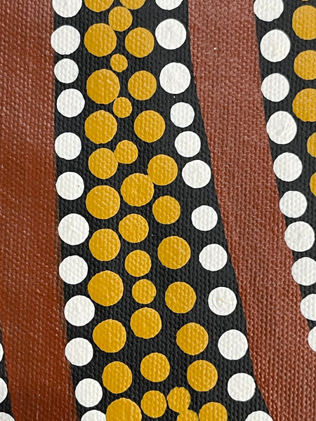 #326 My Country - Katrina Napaljarri Spencer: ABORIGINAL ART: 31x42cm