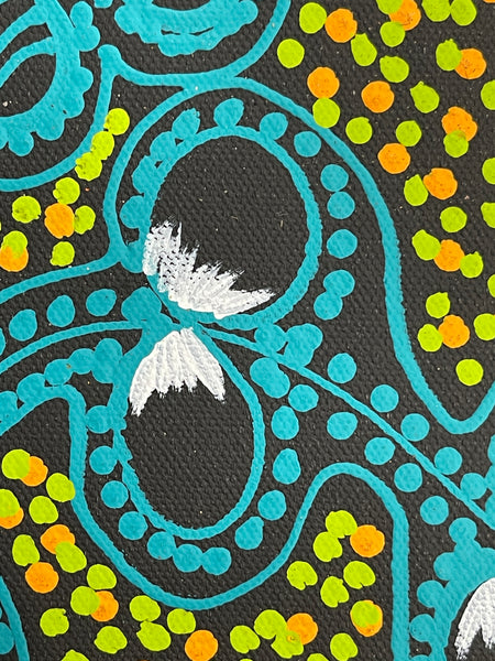 #250 My Country Women Collecting Bush Tucker - LANITA NUMINA : Aboriginal Art: 33x43cm