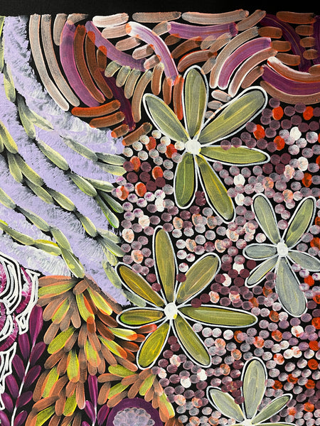 #33 Women;s Ceremony - KAREN BIRD NGALE Aboriginal Art:  74cm x 95cm