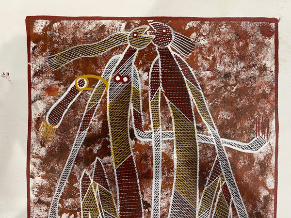 #402 Mimi Spirits - EDDIE BLITNER : Aboriginal Art : 36x46cm