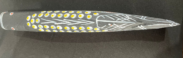 #392 Barramundi Carvings - KENNY REID: Aboriginal Art: 38x10x5cm