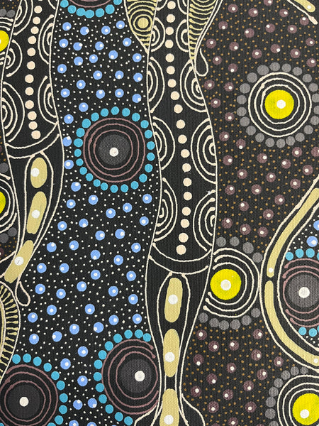 #51 ALIARA BIRD MPETYANE Spirit Women Dancing - Aboriginal Art:  40cm x 44cm