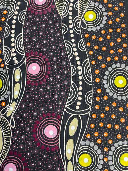 #60 ALIARA BIRD MPETYANE Spirit Women Dancing - Aboriginal Art:  40cm x 44cm