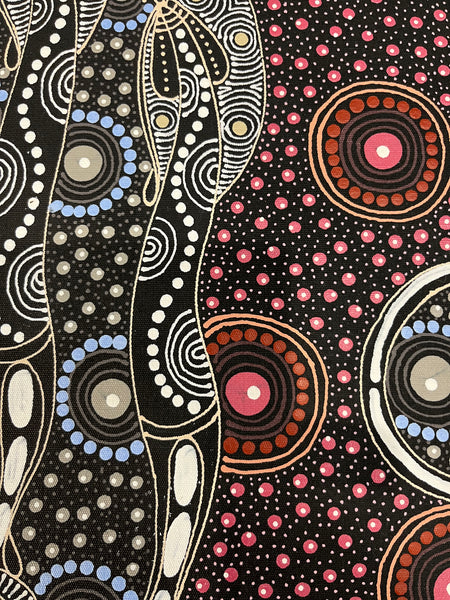 #381 ALIARA BIRD MPETYANE Spirit Women Dancing - Aboriginal Art:  100cm x 55cm