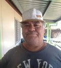 #376 Coniston Massacre (True Story) - REGGIE SULTAN APENGARTE Aboriginal Artist:  146cm x 86cm