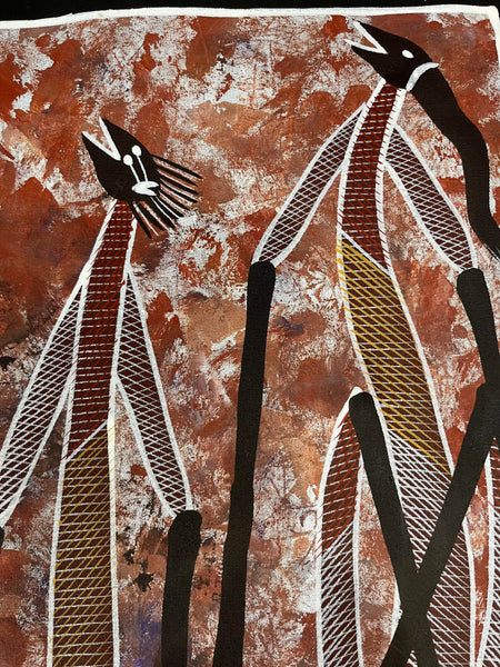 #203 Mimi Spirits Chatting - EDDIE BLITNER : Aboriginal Art : 153cm x 73cm