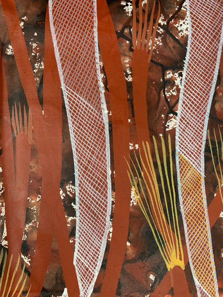 #136 Mimi Spirits - EDDIE BLITNER : Aboriginal Art : 90x155cm