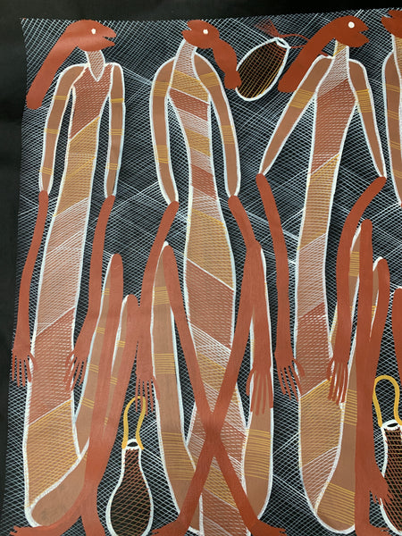 #8 Mimi Spirits Chatting - EDDIE BLITNER : Aboriginal Art : 96x138cm