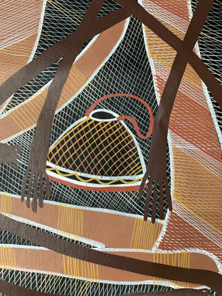 #23 Mimi Spirits Chatting - EDDIE BLITNER : Aboriginal Art : 96x138cm